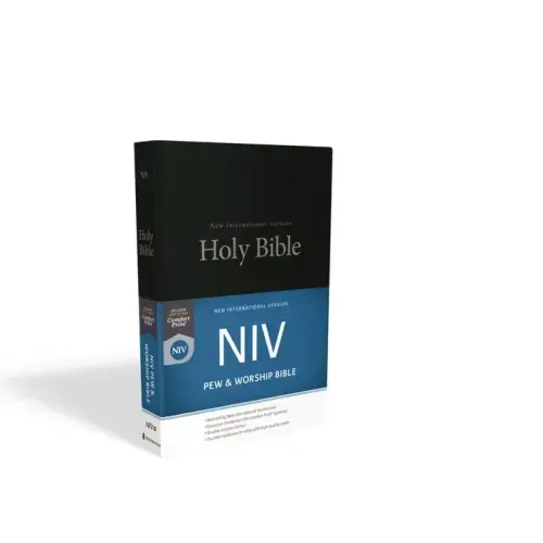 NIV, Pew and Worship Bible, Hardcover, Black - Hardcover
