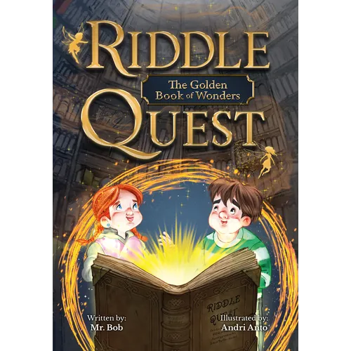 Riddle Quest: The Golden Book of Wonders - Hardcover