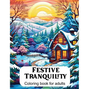 Festive Tranquility: A Christmas Coloring Book for Adults - Paperback