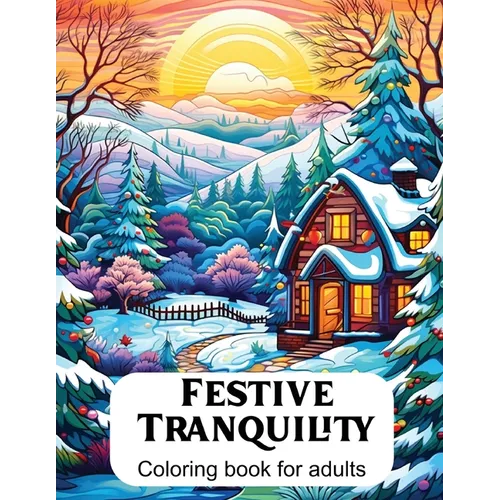 Festive Tranquility: A Christmas Coloring Book for Adults - Paperback