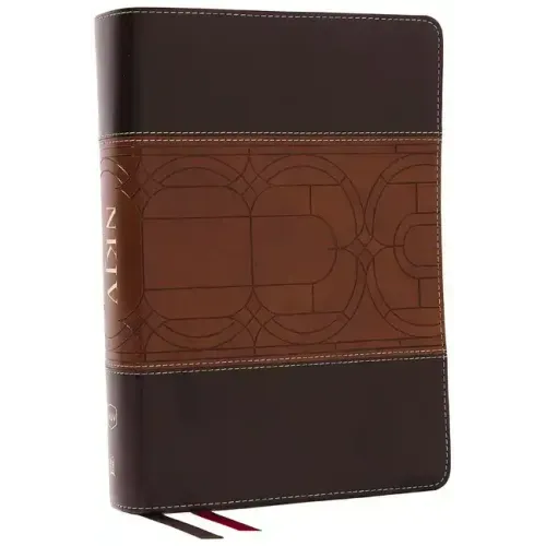 NKJV Study Bible, Leathersoft, Brown, Full-Color, Comfort Print: The Complete Resource for Studying God's Word - Imitation Leather