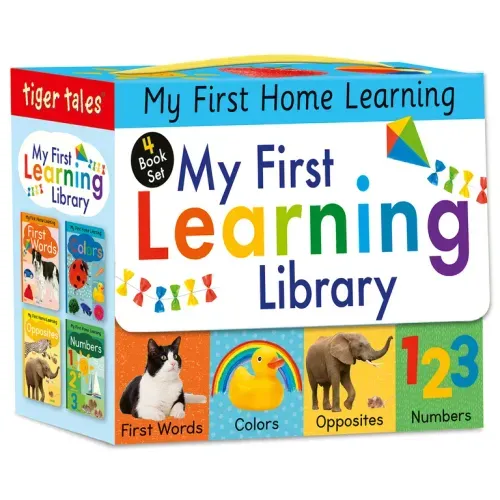 My First Learning Library 4-Book Boxed Set: Includes First Words, Colors, Opposites, and Numbers - Hardcover