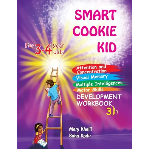 Smart Cookie Kid For 3-4 Year Olds Attention and Concentration Visual Memory Multiple Intelligences Motor Skills Book 3B - Paperback