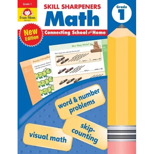 Skill Sharpeners: Math, Grade 1 Workbook - Paperback