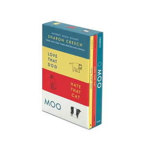 Sharon Creech 3-Book Box Set: Love That Dog, Hate That Cat, Moo - Paperback