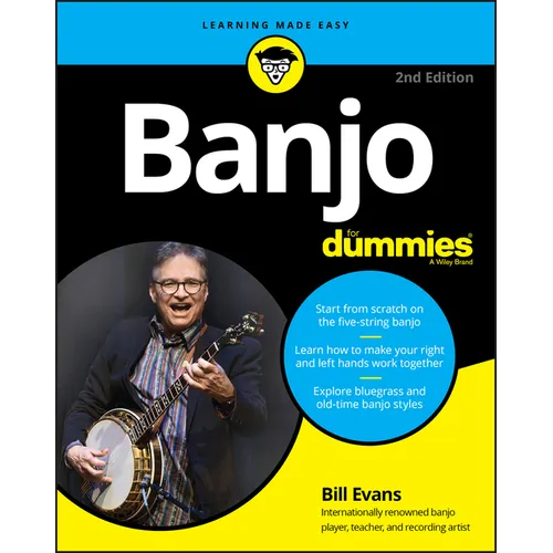 Banjo for Dummies: Book + Online Video and Audio Instruction - Paperback