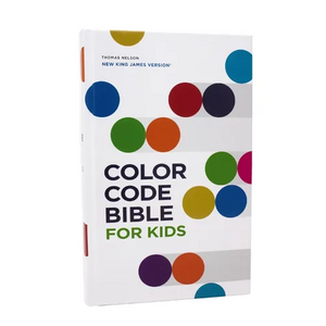 Nkjv, Color Code Bible for Kids, Hardcover, Comfort Print - Hardcover