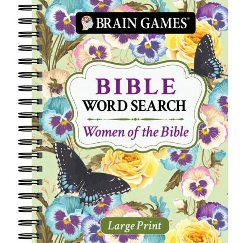 Brain Games - Large Print Bible Word Search: Women of the Bible - Spiral