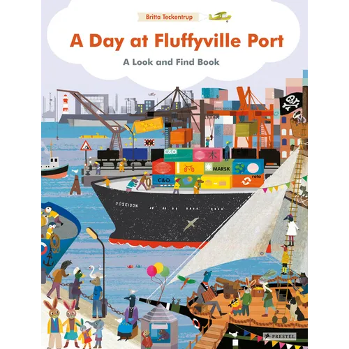 A Day at Fluffyville Port: A Look and Find Book - Board Book