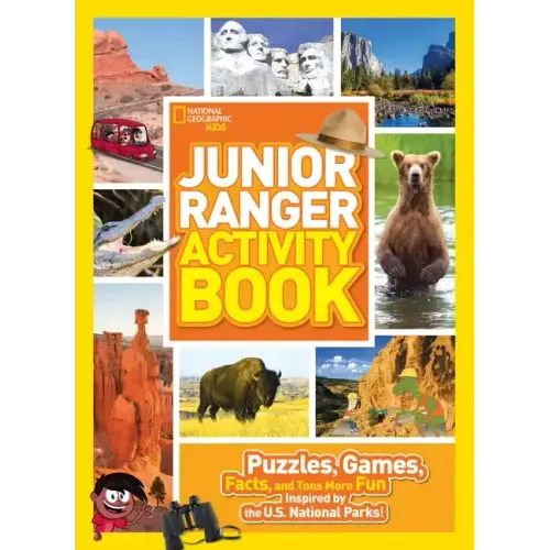 Junior Ranger Activity Book: Puzzles, Games, Facts, and Tons More Fun Inspired by the U.S. National Parks! - Paperback