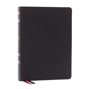 Lsb, MacArthur Study Bible, Black Genuine Leather, Comfort Print, Thumb Indexed: Unleashing God's Truth One Verse at a Time (Holy Bible, Legacy Standa - Leather