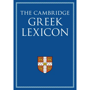 The Cambridge Greek Lexicon 2 Volume Hardback Set - Paperback