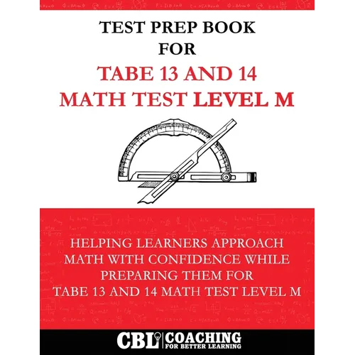 Test Prep Book For TABE 13 and 14 Math Test Level M - Paperback