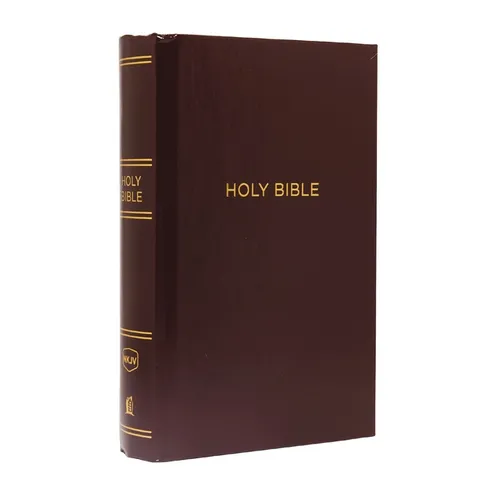 NKJV, Pew Bible, Large Print, Hardcover, Burgundy, Red Letter Edition - Hardcover