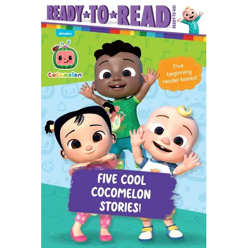 Five Cool Cocomelon Stories!: I Like School!; This Is the Way We Play; The Balloon Boat Race!; Hide-And-Seek Fun!; Cece Has a Little Cat - Paperback