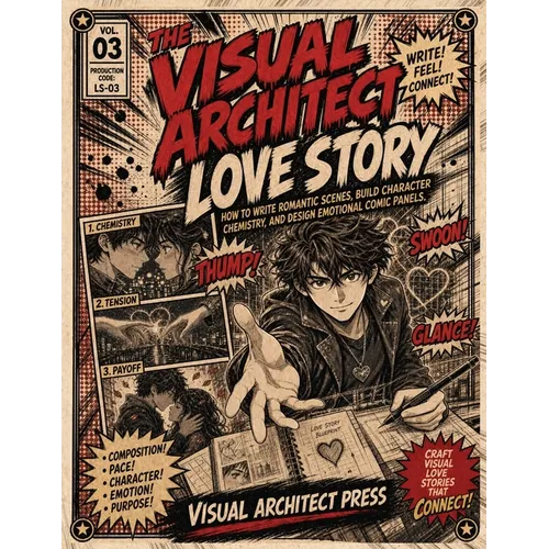 The Visual Architect: Love Story - How to Write Romantic Scenes, Build Character Chemistry, and Design Emotional Comic Panels - Paperback