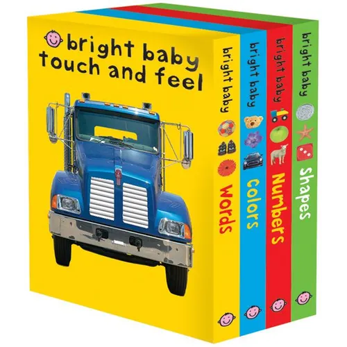 Slipcase (Bright Baby Touch and Feel): Includes Words, Colors, Numbers, and Shapes - Boxed Set