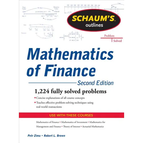 Schaum's Outline of Mathematics of Finance, Second Edition - Paperback