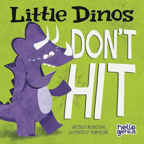 Little Dinos Don't Hit - Board Book