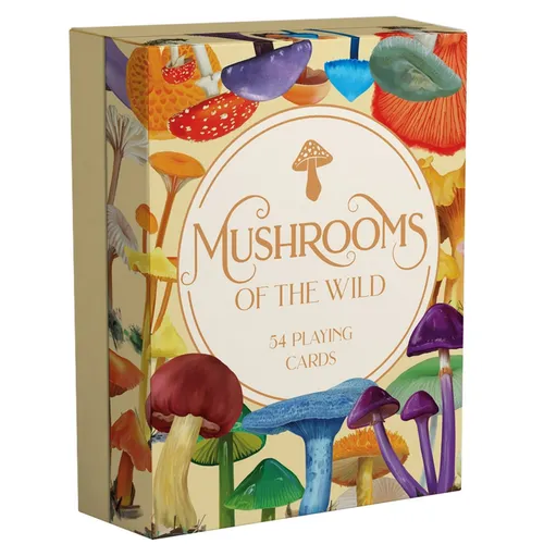 Mushrooms of the Wild: 54 Playing Cards - Paperback