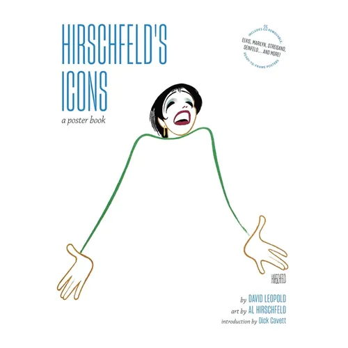 Hirschfeld's Icons: A Poster Book - Paperback