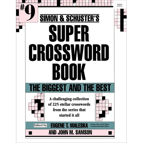 Simon & Schuster's Super Crossword Book - Paperback