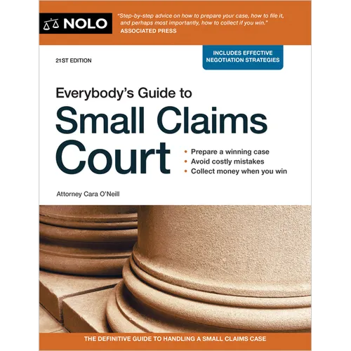 Everybody's Guide to Small Claims Court - Paperback