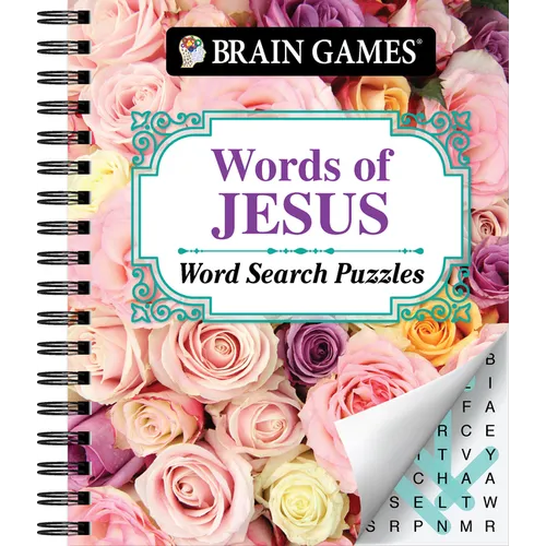 Brain Games - Words of Jesus Word Search Puzzles - Spiral