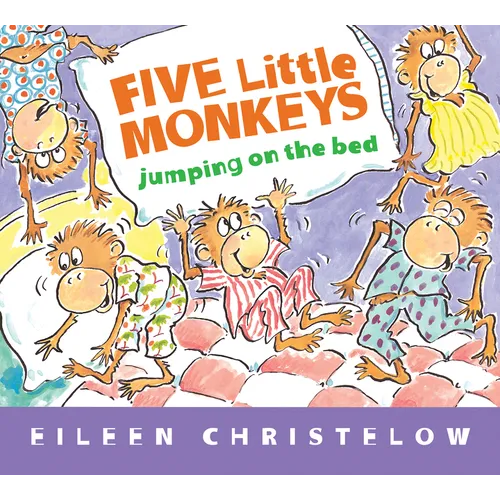 Five Little Monkeys Jumping on the Bed Padded - Board Book