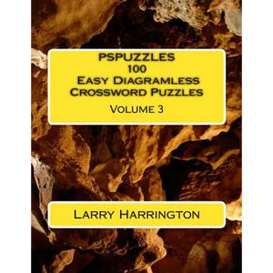 PSPUZZLES 100 Easy Diagramless Crossword Puzzles Volume 3 - Paperback