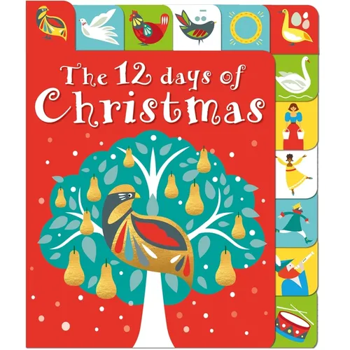 Lift-The-Flap Tab: 12 Days of Christmas: A Lift-The-Tab Book - Board Book