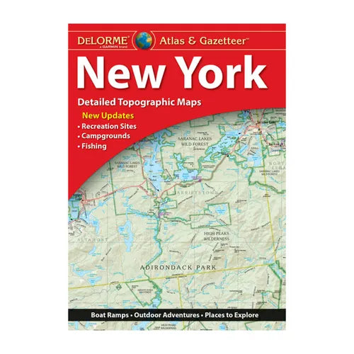 Delorme Atlas & Gazetteer: New York - Paperback