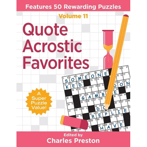 Quote Acrostic Favorites: Features 50 Rewarding Puzzles - Paperback