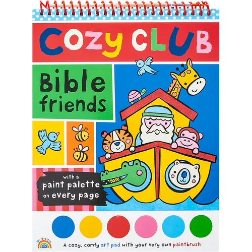 Cozy Club Bible Friends Art Pad - Hardcover