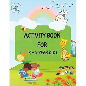Activity Book For 3-5 Year Olds: Colouring, Tracing Letters, Numbers, Maths, Memory games, Puzzles and more - Paperback