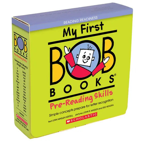 My First Bob Books - Pre-Reading Skills Box Set of 12 Paperbacks Decodable Phonics, Ages 3 and Up, Pre-K (Reading Readiness) - Boxed Set