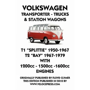 VOLKSWAGEN TRANSPORTER 1950-1979 1200cc - 1600cc WORKSHOP MANUAL - Paperback