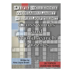 Life Science Vocabulary Development Crosswords and Wordsearch puzzles - Paperback