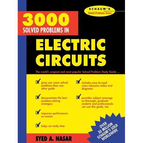 3,000 Solved Problems in Electrical Circuits - Paperback