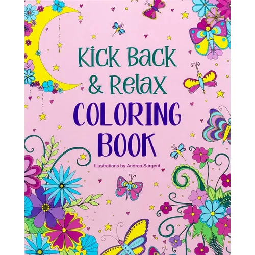 Kick Back & Relax Coloring Book - Paperback
