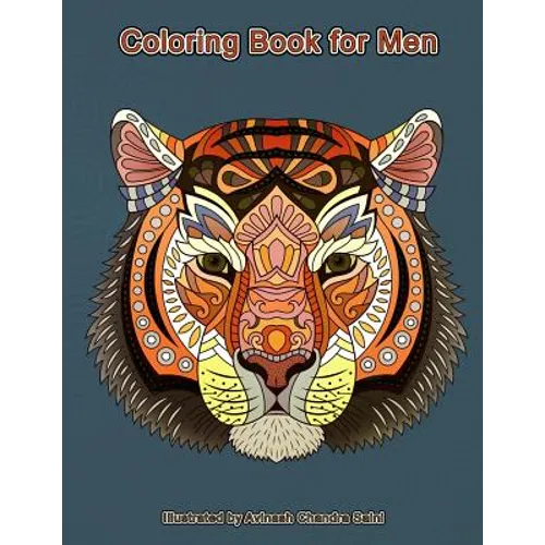 Coloring Book For Men: Masculine Coloring Designs - Paperback