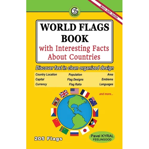 World Flags Book with Interesting Facts About Countries - Paperback
