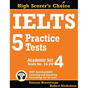 IELTS 5 Practice Tests, Academic Set 4: Tests No. 16-20 - Paperback