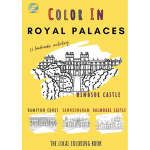 Royal Palaces Coloring Book - Paperback