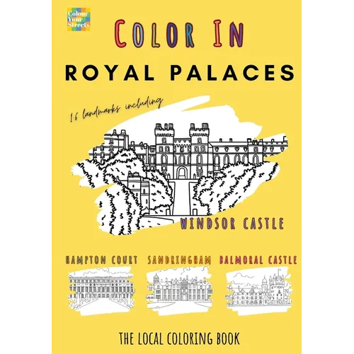 Royal Palaces Coloring Book - Paperback