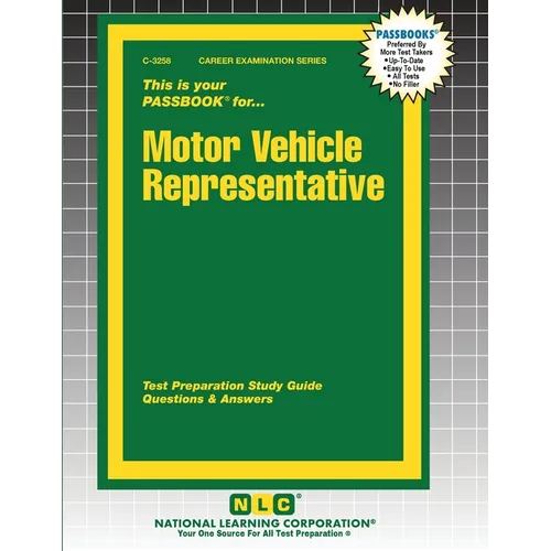 Motor Vehicle Representative - Paperback