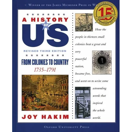 A History of Us: From Colonies to Country: 1735-1791a History of Us Book Three - Paperback