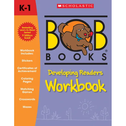 Bob Books - Developing Readers Workbook Phonics, Writing Practice, Ages 5 and Up, Kindergarten, Second Grade (Stage 3: Developing Reader) - Paperback
