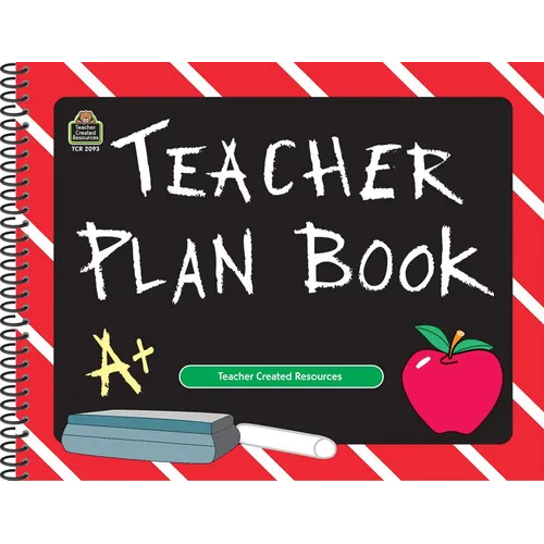 Chalkboard Teacher Plan Book - Paperback