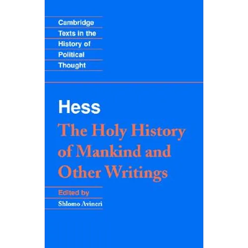 Hess: Holy Hist Other Writings - Paperback